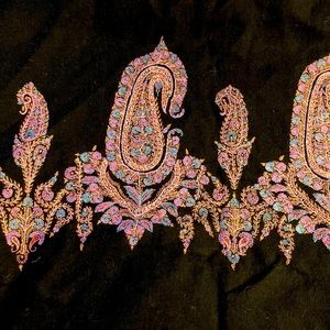Beautiful hand sewn embroidered shawl. Exquisite